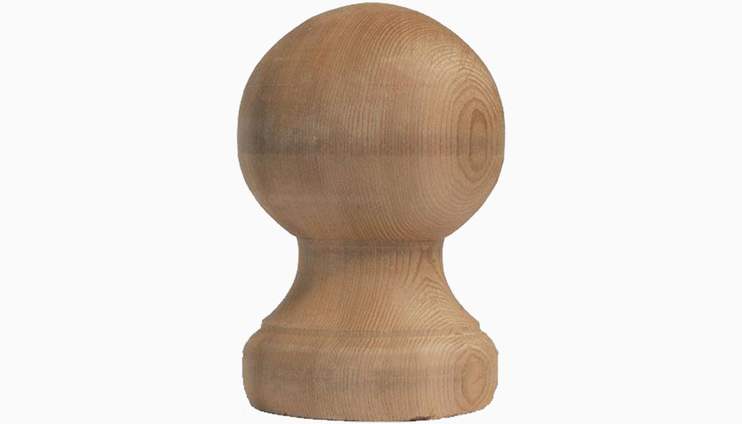 Boise Ball 4" Redwood Finials by Mr Spindle
