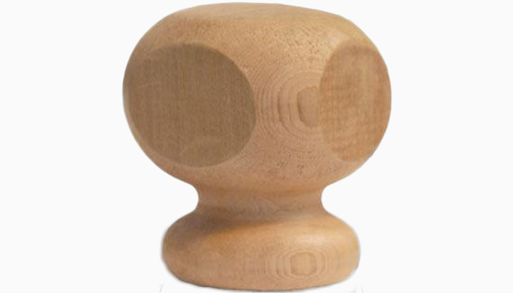 Contemporary 4" Cedar Wood Finials by Mr Spindle