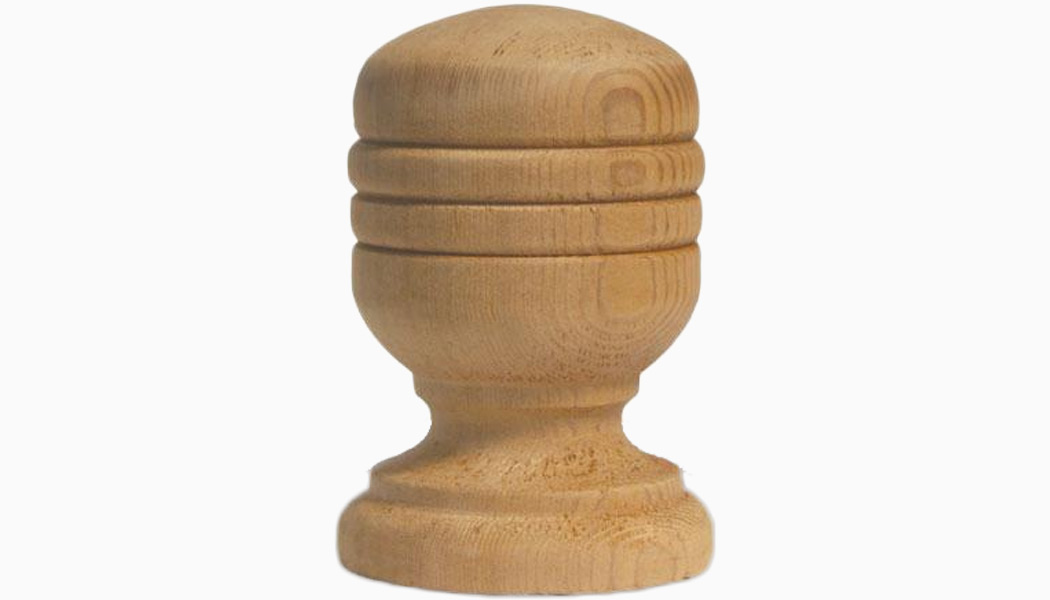 Queen Anne 4" Cedar Wood Finials by Mr Spindle