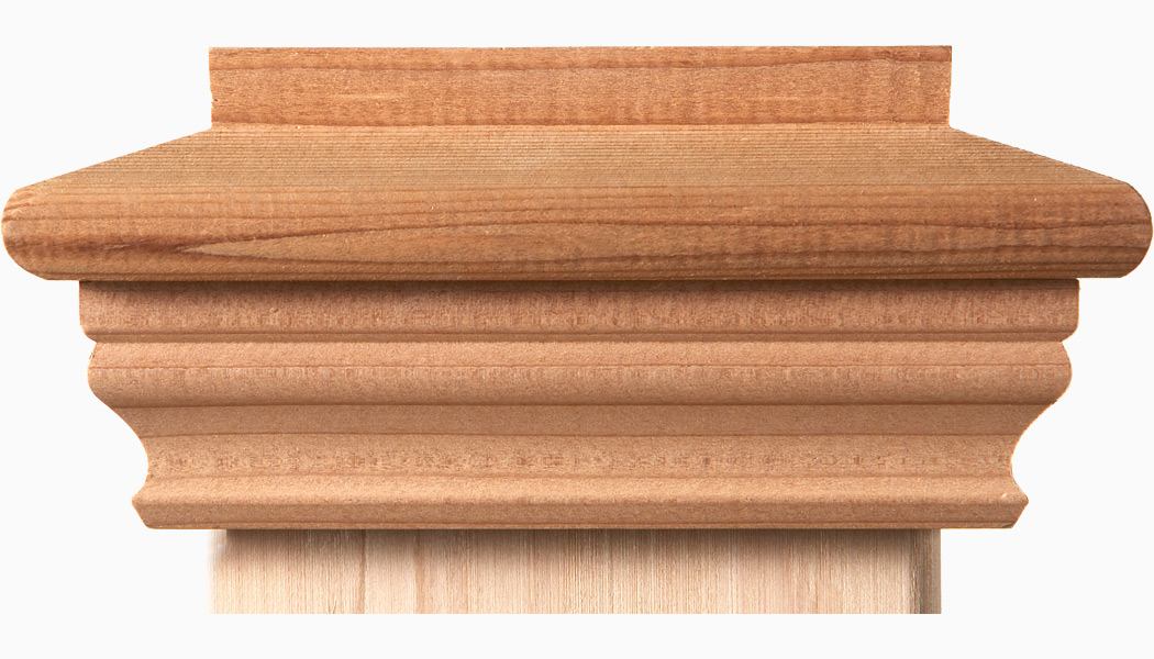 Great Point Wood Post Caps by Nantucket Post Cap