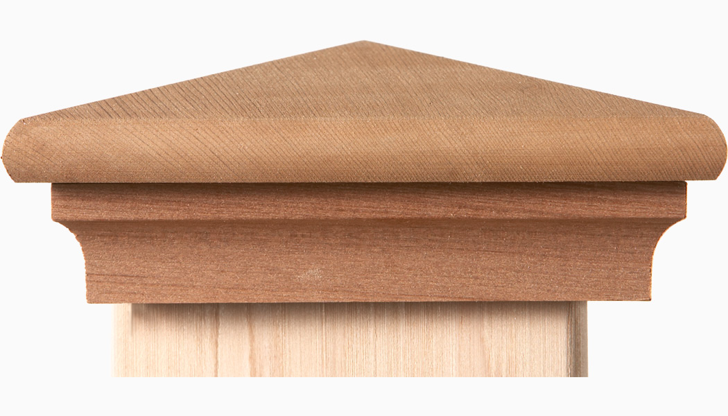 Monterey Wood Post Caps by Nantucket Post Cap
