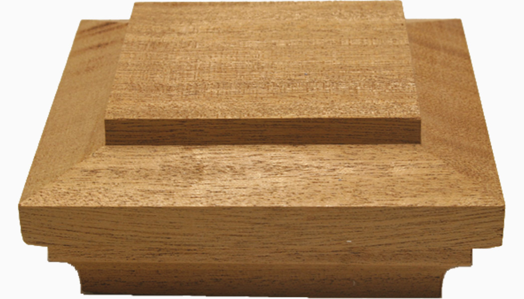 Island Mahogany Post Caps by Nantucket Post Cap