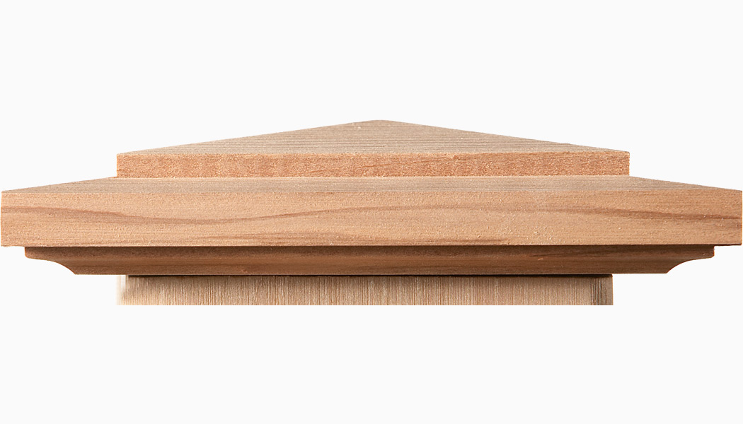 South Hampton Non-Slip Over Wood Post Cap by Nantucket Post Cap