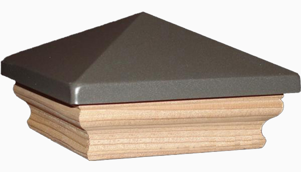 Cambridge Pewter Post Caps by Nantucket Post Cap