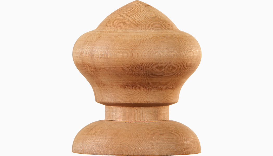 Acorn Wooden Finials by Nantucket Post Cap