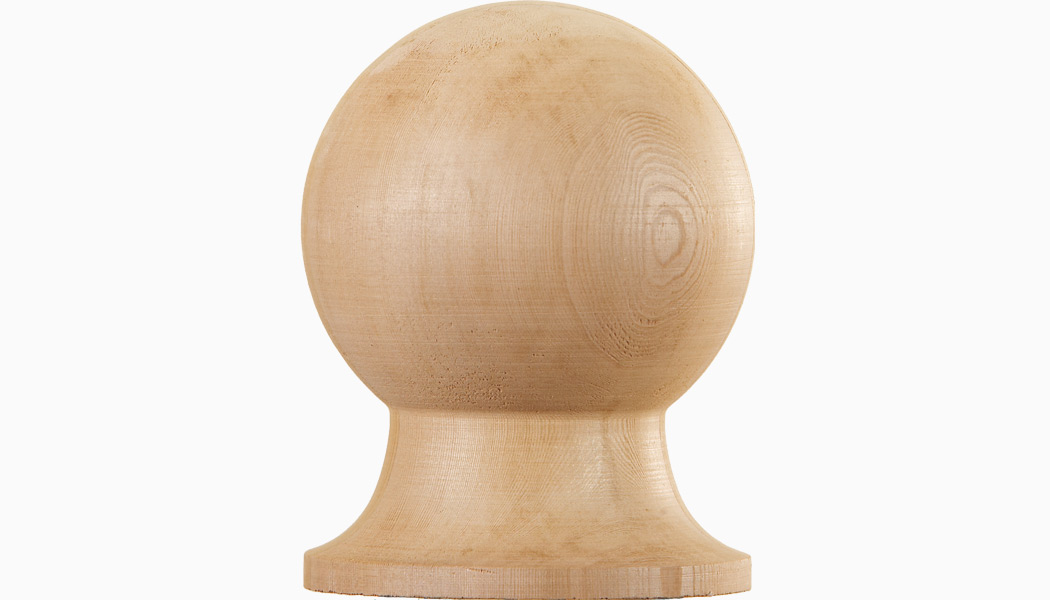 Quaise Wooden Finials by Nantucket Post Cap
