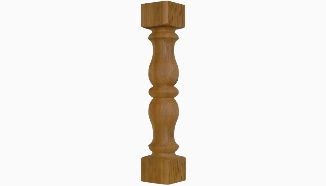 Albany 6x6 Cedar Turned Wood Balusters by Mr Spindle