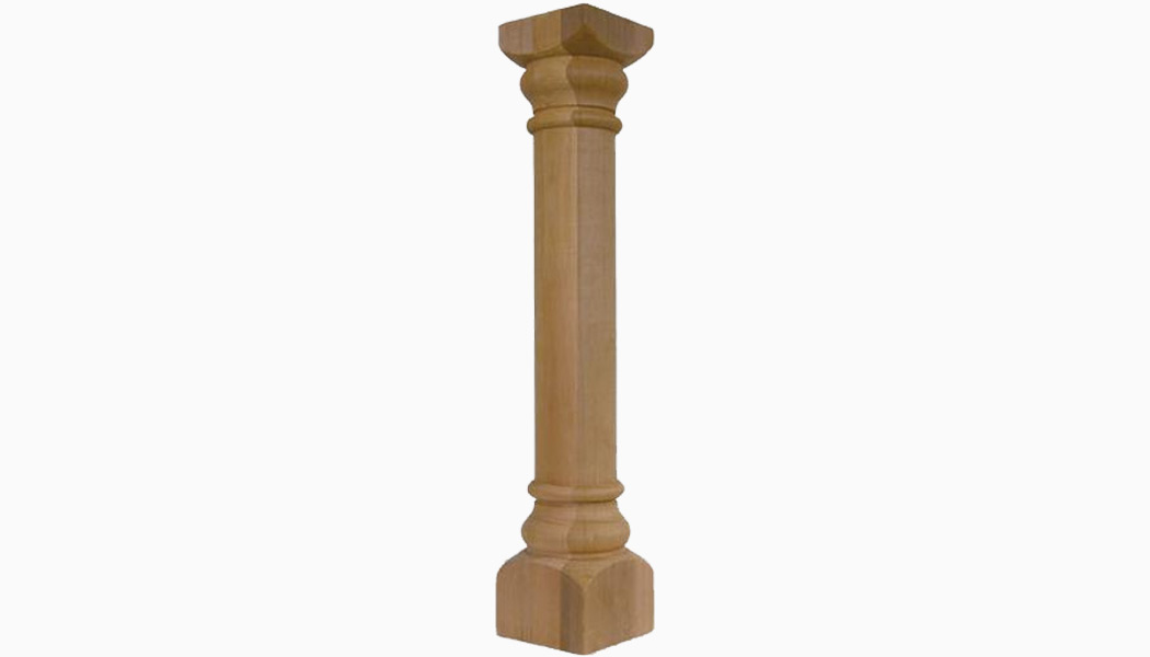 Charter 6x6 Cedar Turned Wood Balusters by Mr Spindle