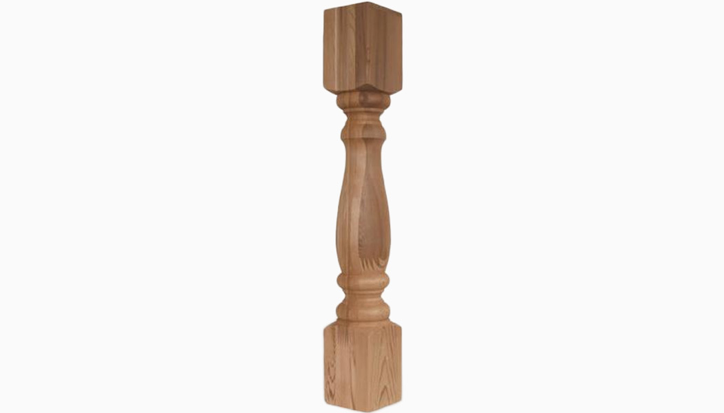 Montgomery 6x6 Cedar Turned Wood Balusters by Mr Spindle