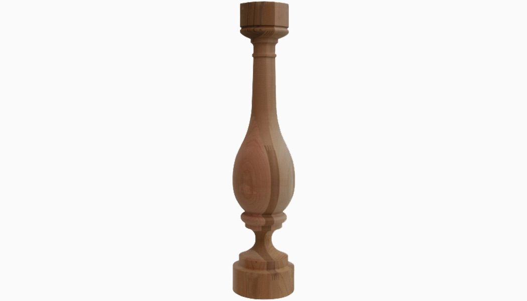 Westwood 6x6 Cedar Turned Wood Balusters by Mr Spindle
