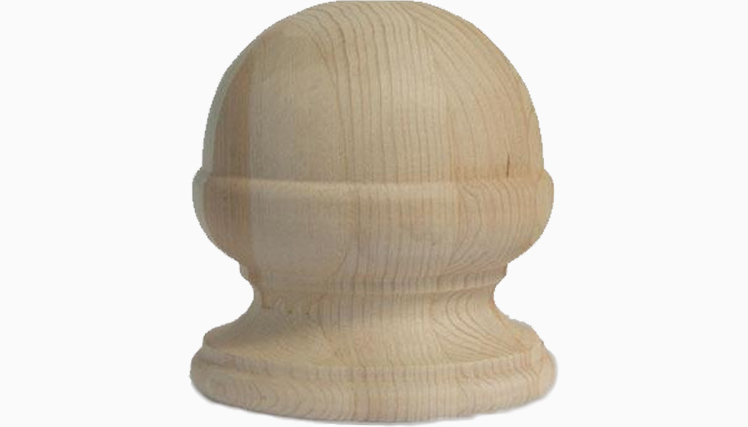 Acorn 6" Cedar Wood Finials by Mr Spindle