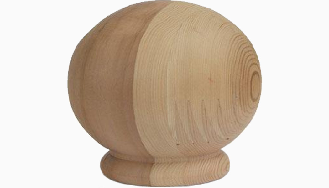 Bailey 6" Cedar Wood Finials by Mr Spindle