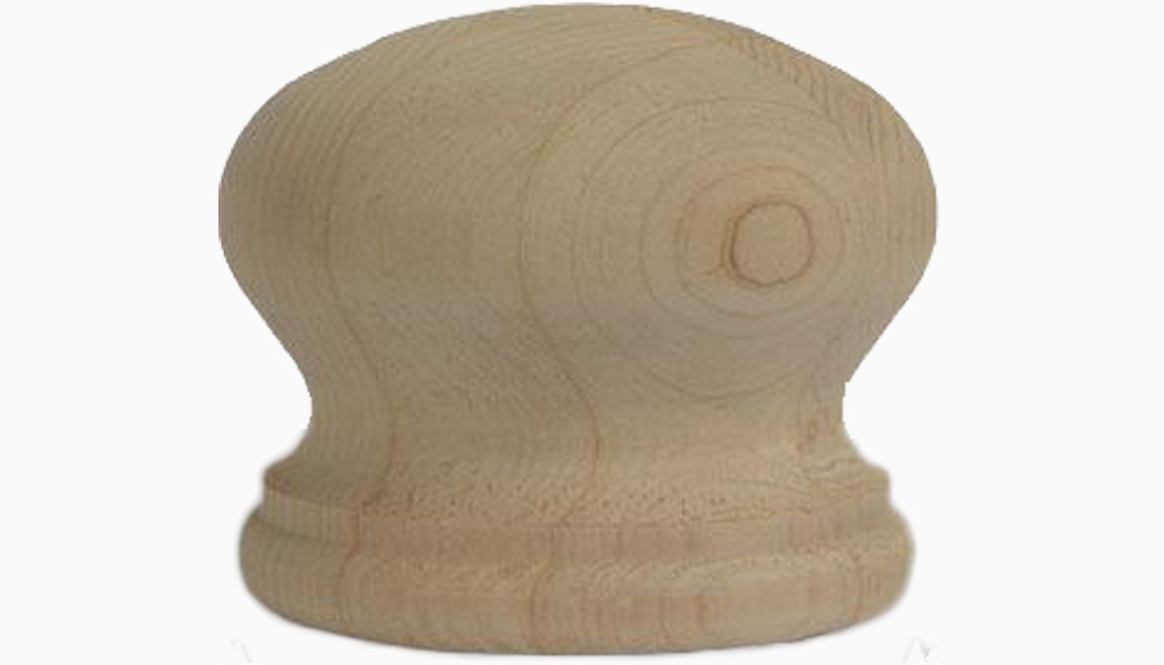 Round Ball 6" Cedar Wood Finials by Mr Spindle