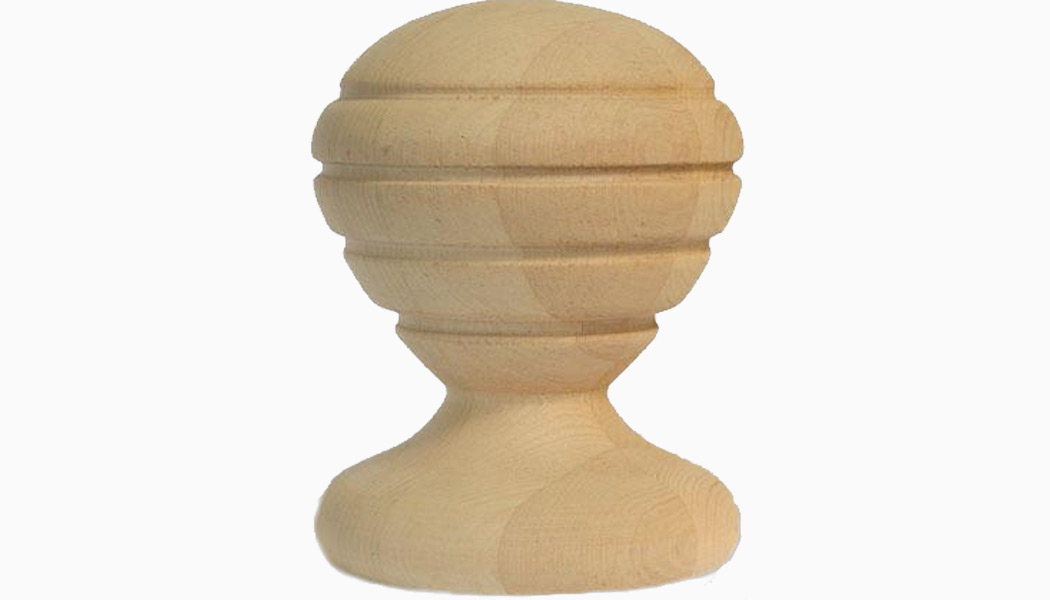 Beehive 6" Cedar Wood Finials by Mr Spindle