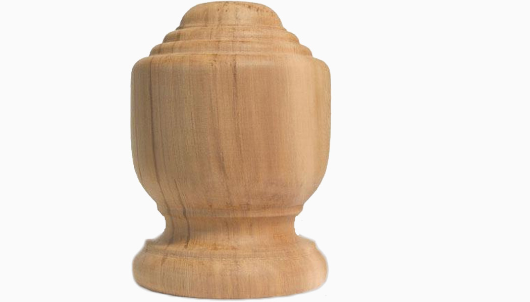 Jamestown 6" Cedar Wood Finials by Mr Spindle
