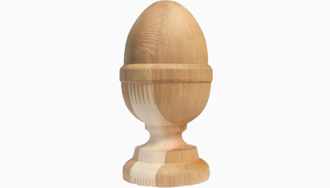 Majestic 6" Cedar Wood Finials by Mr Spindle