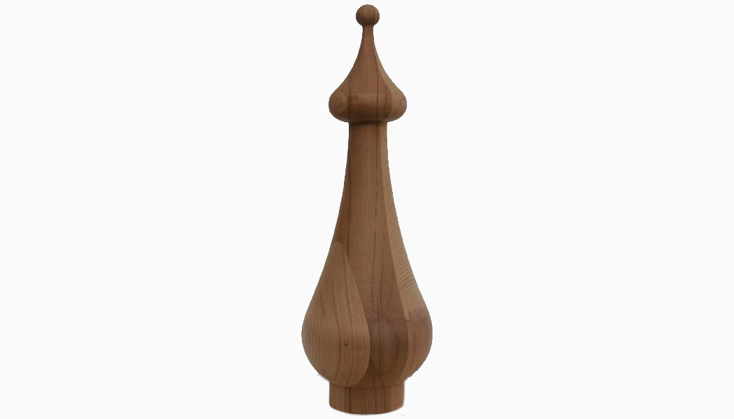 Ringling Circus 6" Cedar Wood Finials by Mr Spindle