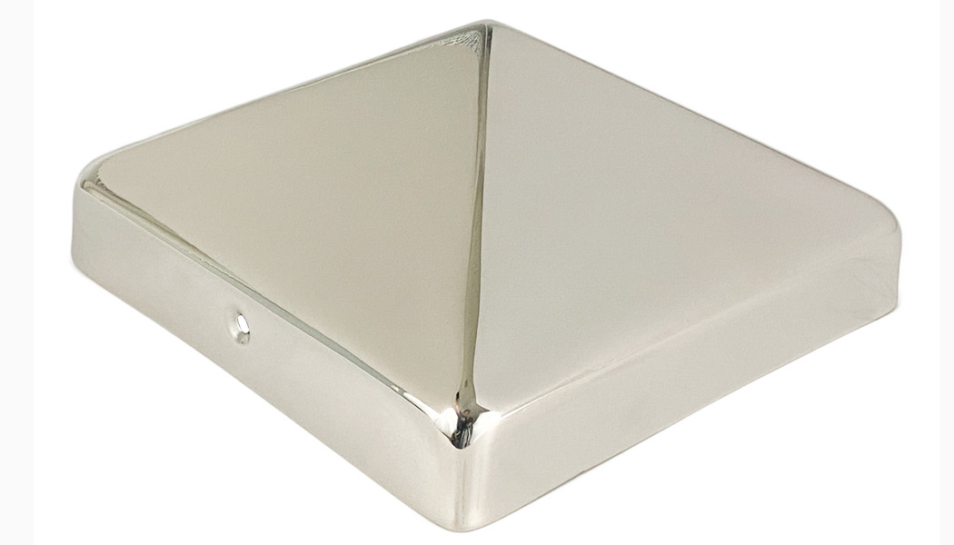 Pyramid Stainless Steel Post Caps by Captiva