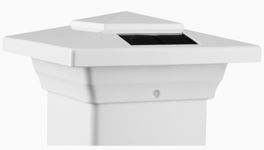 Windsor Vinyl PVC 4x4 and 5x5 Solar Post Cap