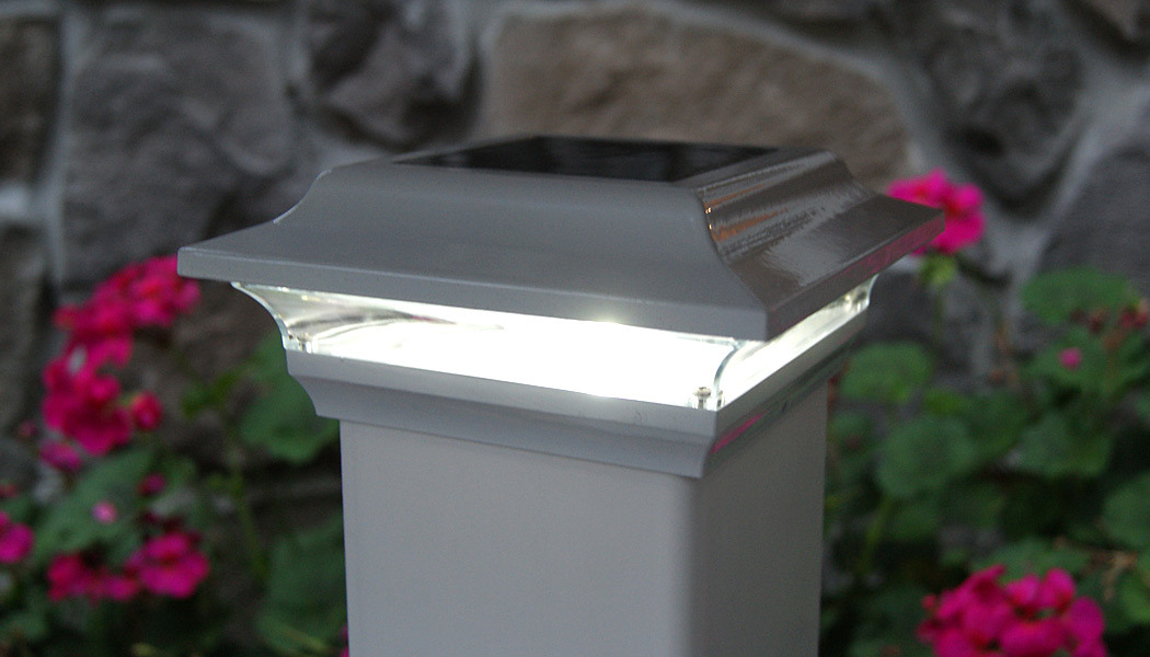 Imperial 4 And 1 2 Solar Post Caps By Classy Deckaccent Com Imperial 4 And 1 2 Solar Post Caps, Solar Deck Post Cap Lights 4×4