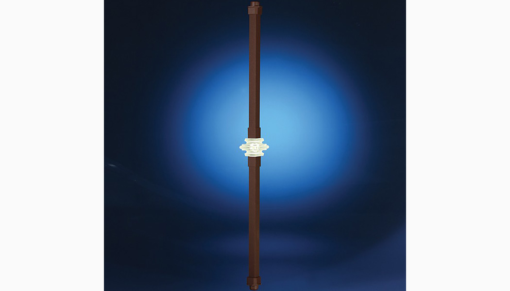 Square Collar 12V LED Balusters by Dekor Deck Lighting