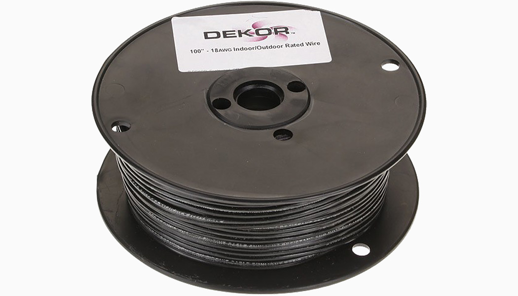 Low Voltage LED Wire 100' Spool 18-2 Gauge by Dekor Deck Lighting