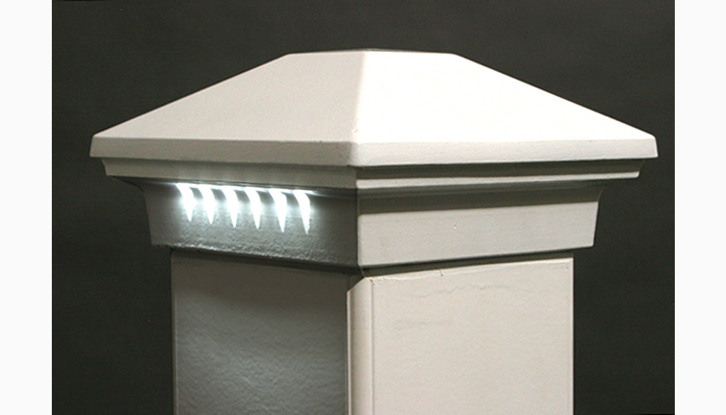 12v post cap light top