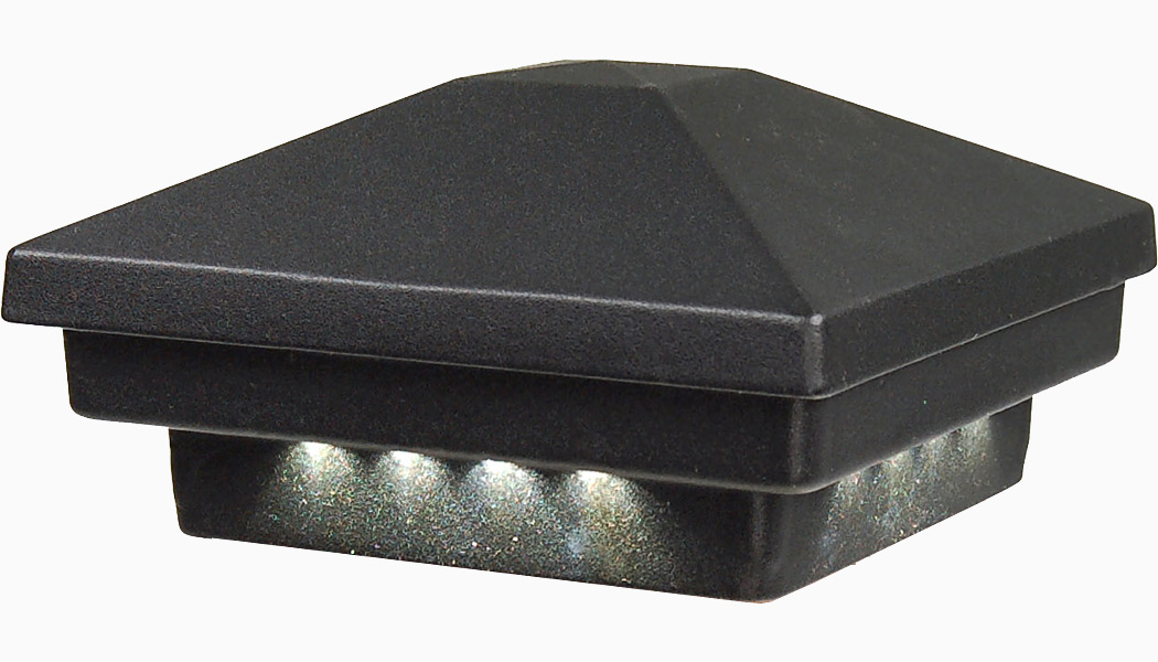 Rondi 4-1/8" 12V LED Post Caps by Dekor Deck Lighting