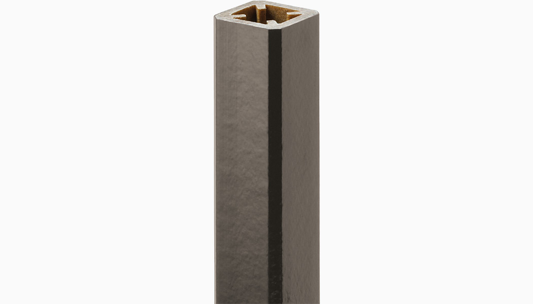 CXT Pro Dark Walnut Composite Balusters by Deckorators