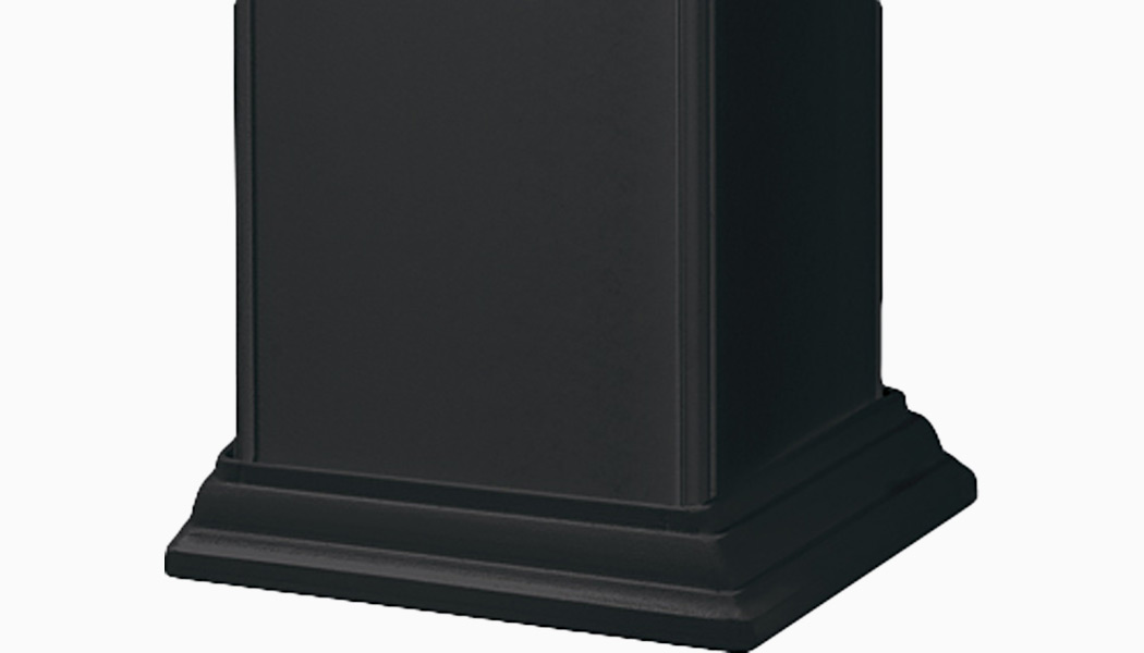 CXT Classic Black Composite Post Base Trim by Deckorators