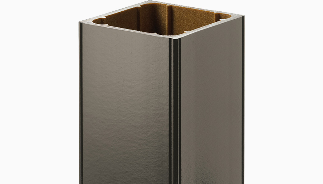 CXT Dark Walnut Composite 5x5 Post Sleeves by Deckorators