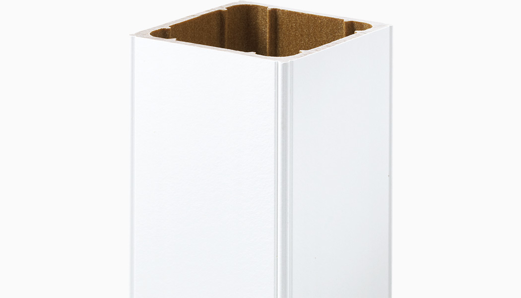 CXT White Composite 5x5 Post Sleeves by Deckorators
