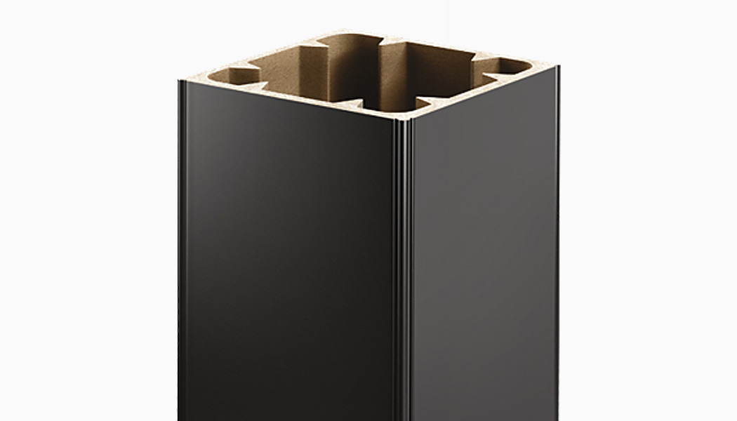 CXT Paramount Black Composite 6x6 Post Sleeves by Deckorators