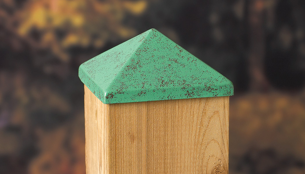 Copper Patina Post Points by Nantucket Post Cap