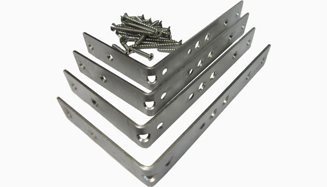 CXT Stainless Steel 45 Angle Brackets by Deckorators
