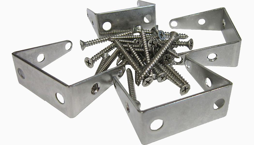 CXT Stainless Steel Stair Rail Brackets by Deckorators