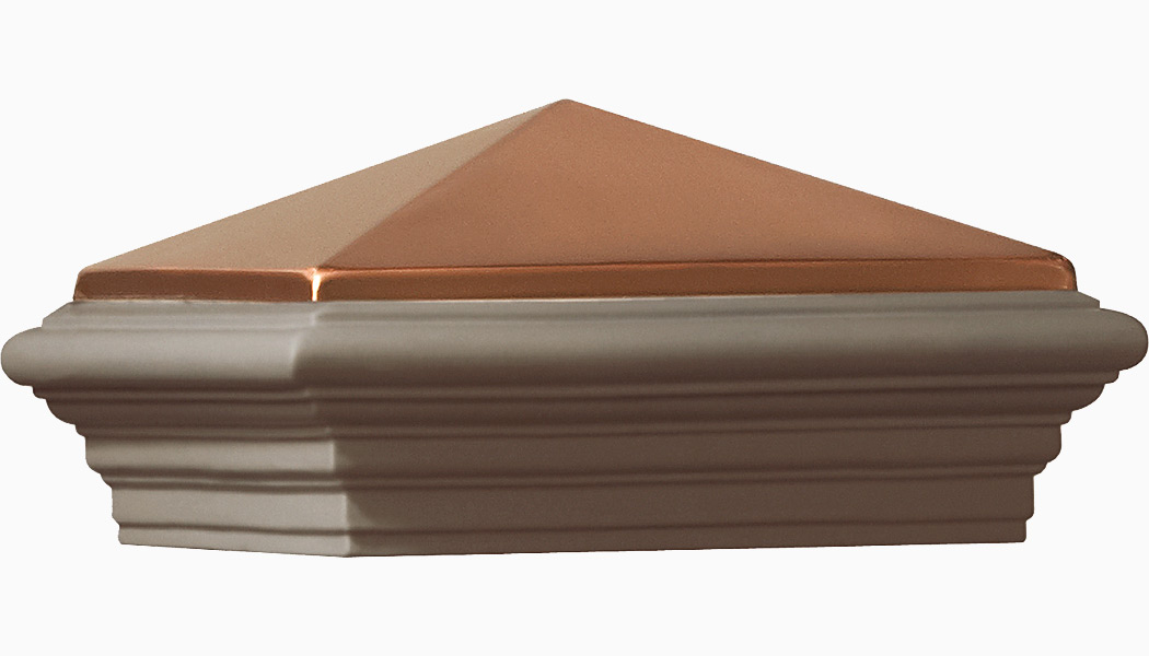 Copper 8" Post Cap by Deckorators