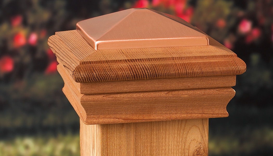 Newport Series Copper Post Cap