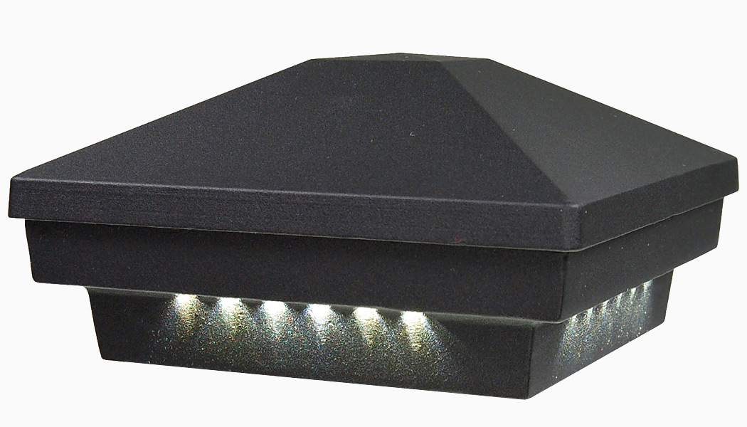 Rondi 5-1/8" 12V LED Post Caps by Dekor Deck Lighting