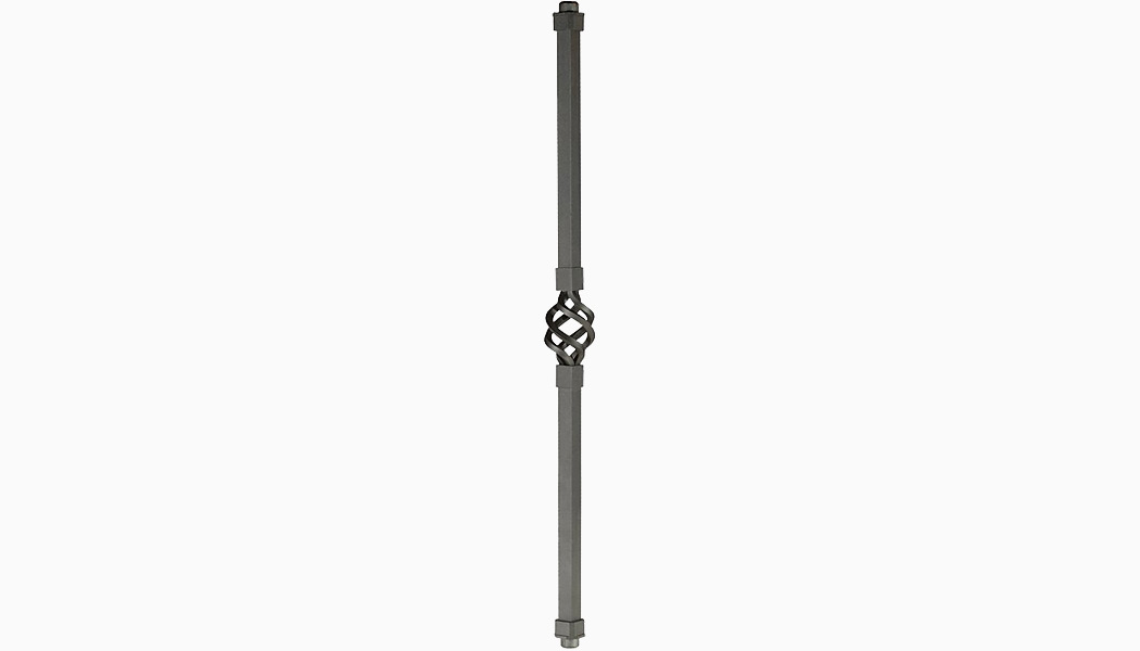 Square Basket Balusters by Dekor