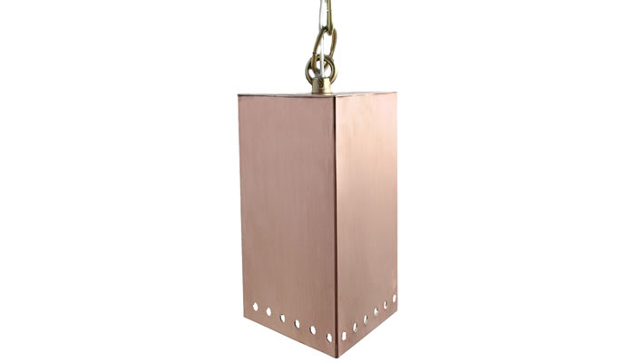 Arapahoe Triangle Outdoor Hanging Lamp by Highpoint Deck Lighting