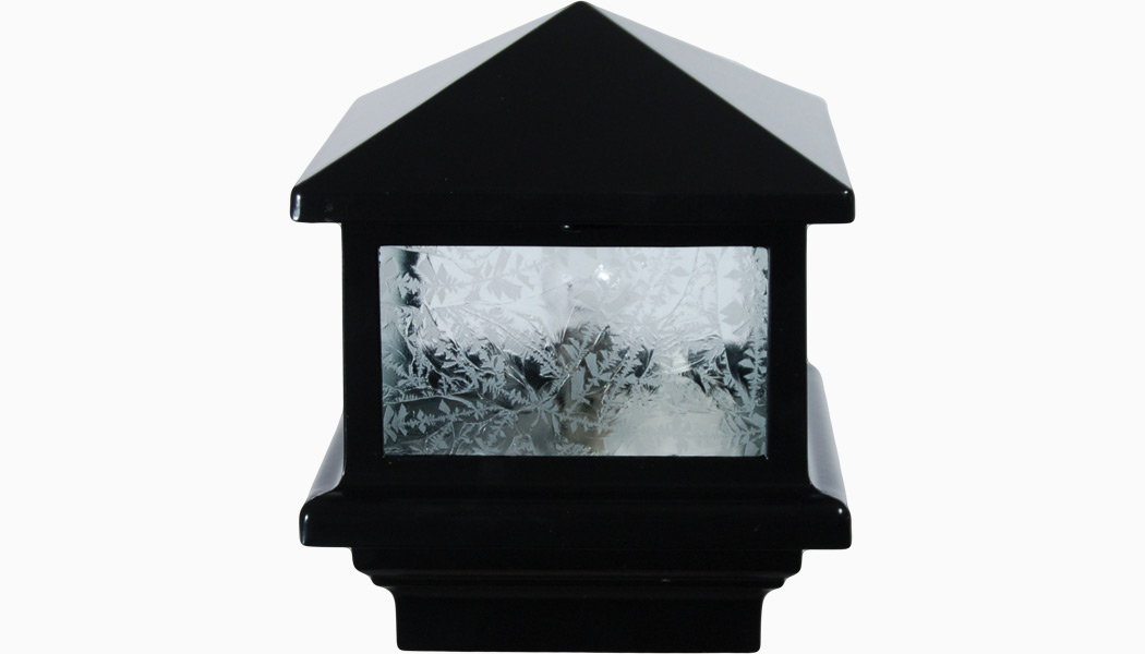 Sirius Black Low Voltage Post Caps by Aurora Deck Lighting