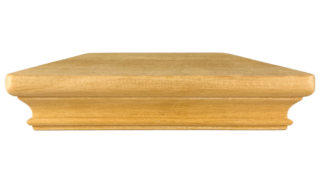 Miterless Post Cap Mahogany Pyramid by Captiva
