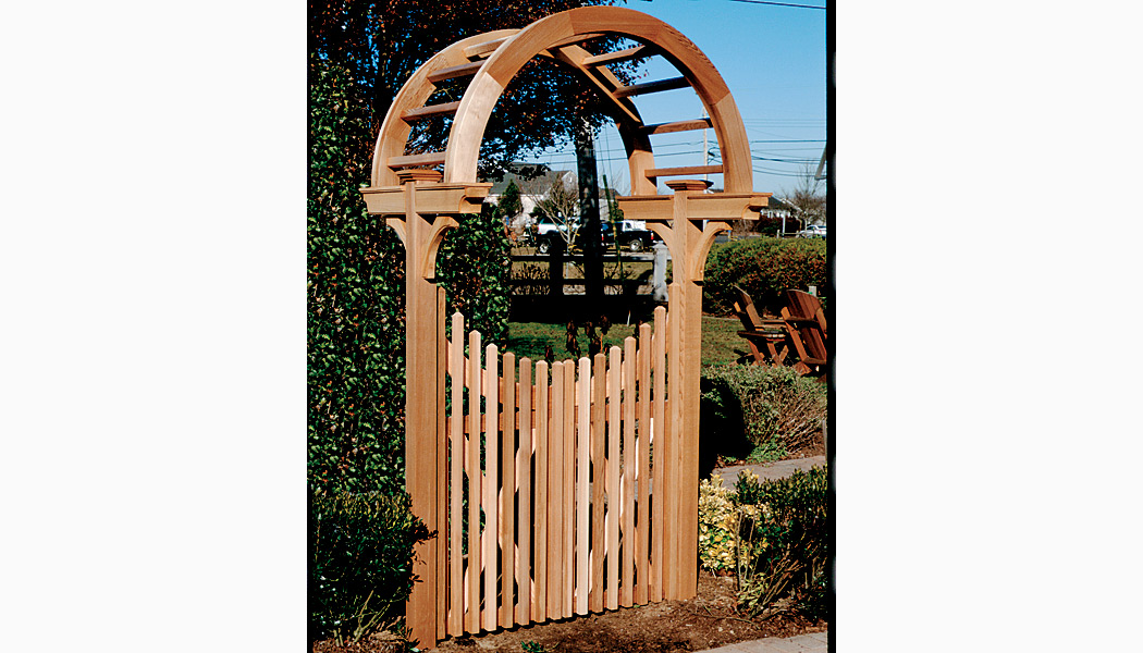 Nobadeer Red Cedar Arbors by Nantucket Post Cap