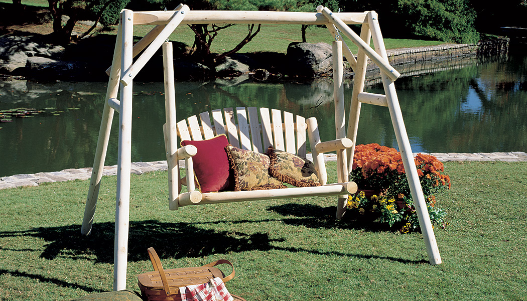 American Garden Swing by Rustic Cedar Furniture