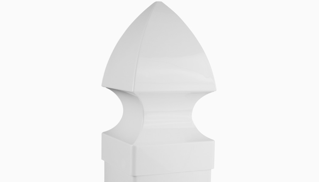 Gothic Vinyl PVC 4x4 and 5x5 Post Cap by Classy Caps