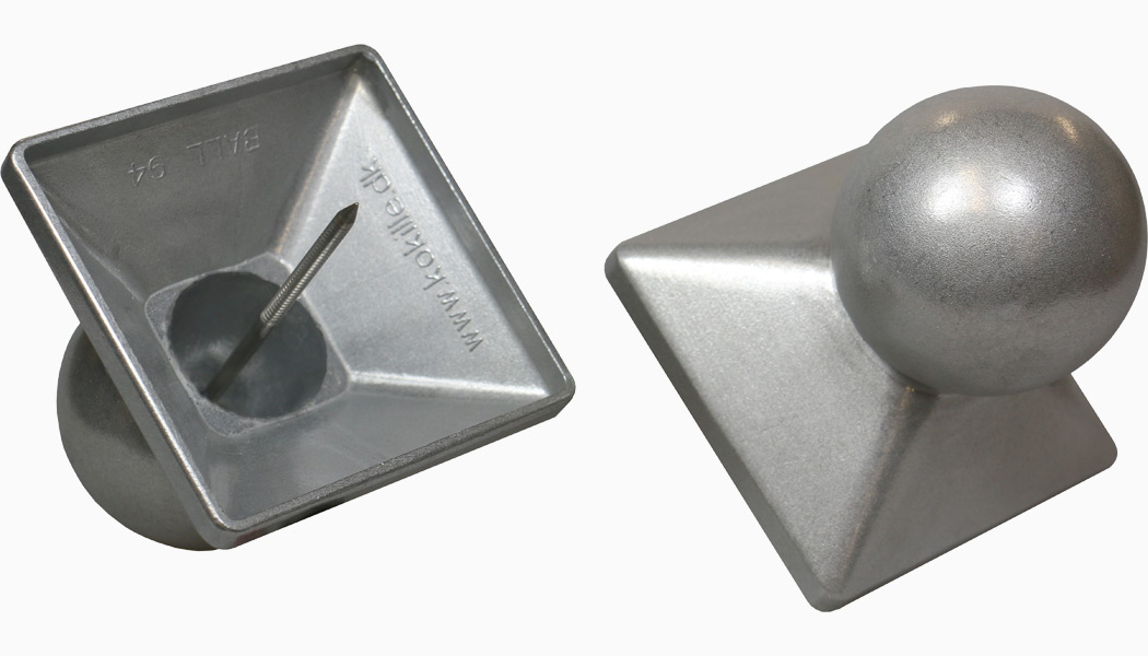 QuickCap Heavy Aluminum Ball Post Caps 2-Pack by Kokille