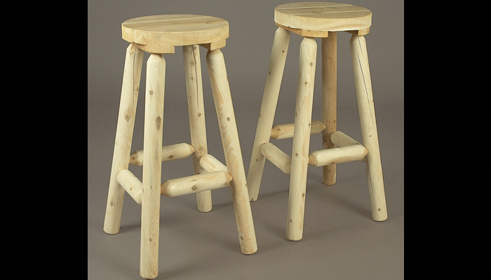 30" Patio Bar Stools by Rustic Cedar Furniture