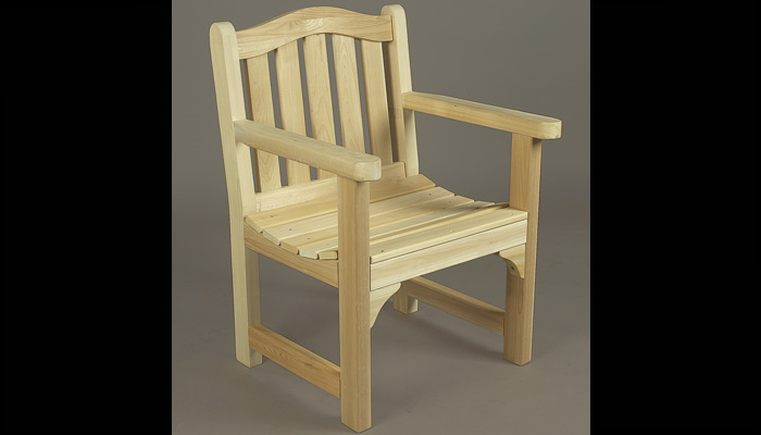 Camel Back Outdoor Chairs by Rustic Cedar Furniture