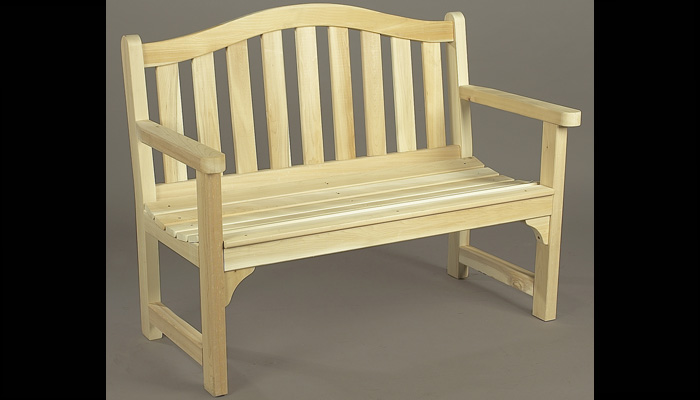 Camel Back Outdoor Settee By Rustic Cedar Furniture Deckaccent Com